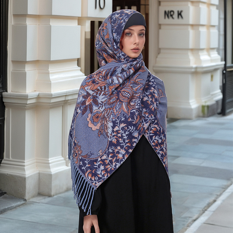 Selendang Pashmina Musim Dingi - Embroidery Pashmina ulasan dan harga