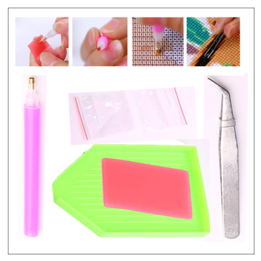Lukisan Berlian Jahit Silang S - Embroidery Running Stitch ulasan dan harga