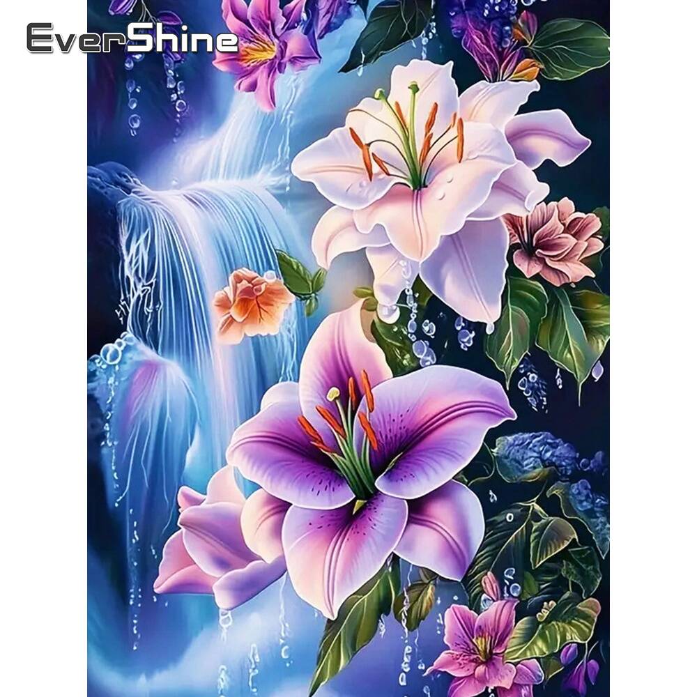 Evershine lukisan berlian cint - Embroidery Flower ulasan dan harga