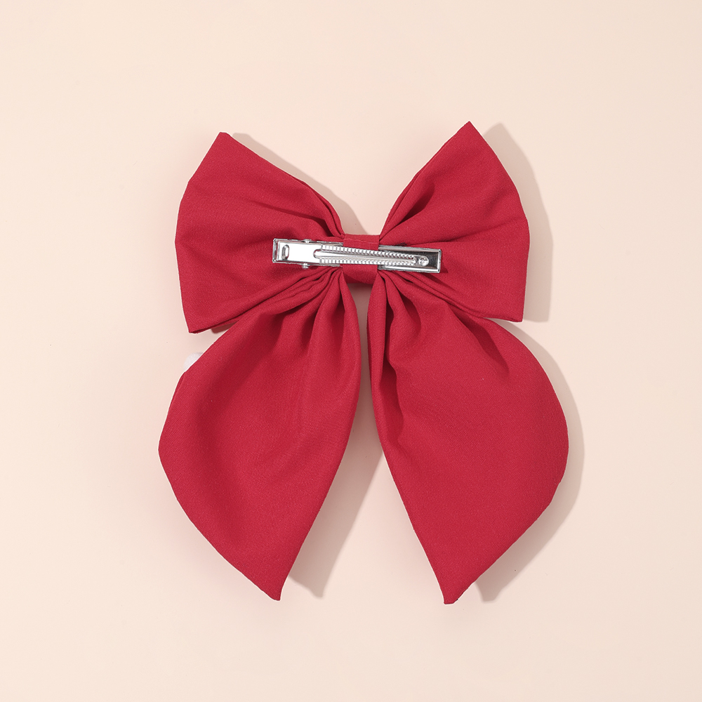 Jepit Rambut Pita Merah Natal  - Embroidery Xmas ulasan dan harga