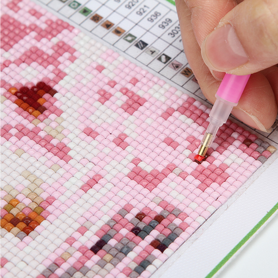 Lukisan Berlian DIY Ukuran Bes - Embroidery Running Stitch ulasan dan harga